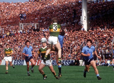 The Dubs face their old rivals from the Kingdom in the 1984 All-Ireland final.