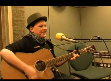 Mark Boylan performing his song on The John Murray show.