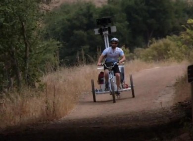 The Google Trike in action