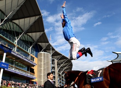 We've asked Frankie for lessons on how to celebrate if our 900/1 shot comes off.