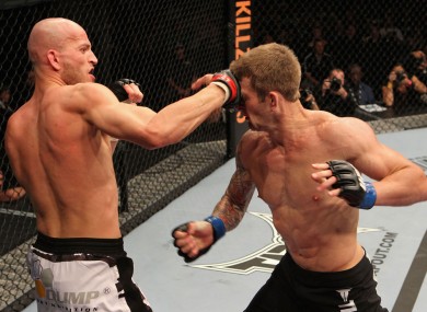 Jewtuszko versus Warburton at UFC 127 at Acer Arena, Sydney.