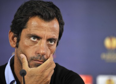 Quique Sanchez Flores: popular manager will not renew contract.