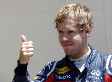 Sebastian Vettel in Valencia