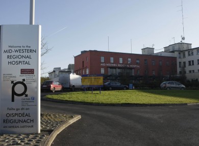 Limerick Mid-Western Regional Hospital (File photo)