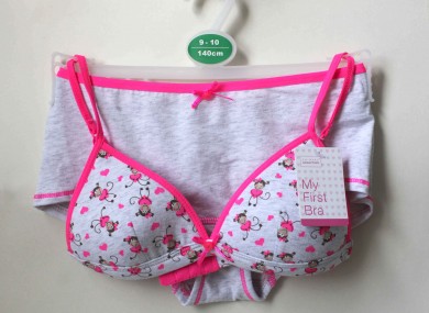 Padded bras for young girls have caused some concern amongst parents.