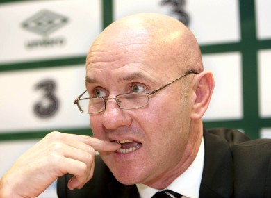 Ireland U19 manager Paul Doolin (file photo).
