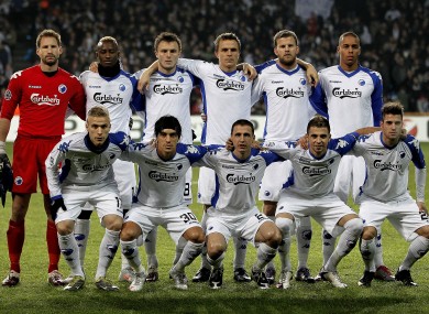 File photo of FC Copenhagen from last season's Champions League group stages.