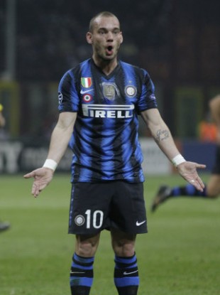 Wesley Sneijder: soon to be a Devil?