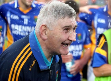 Wicklow manager Mick O'Dwyer.