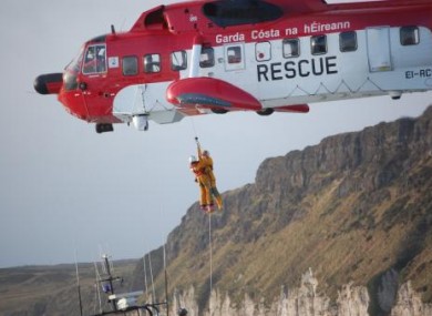 File pic of Coast Guard rescue