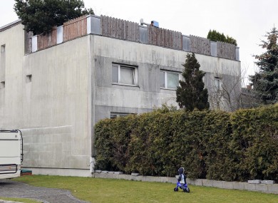 The house where Elisabeth Fritzl was imprisoned