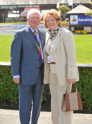 Gay Byrne and his wife Kathleen Watkins