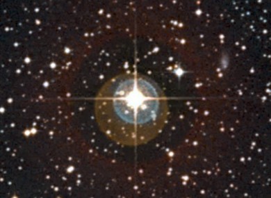 Undated handout image provided by the European Southern Observatory of a close-up of the sky around the star HD 85512.