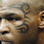It's a tattoo. On his face. What more needs to be said?
