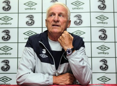 Trapattoni will be hoping for at least four points from his side's next two matches.