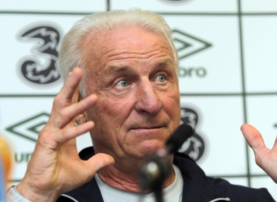 Trapattoni is optimistic Ireland can beat Russia on Tuesday.
