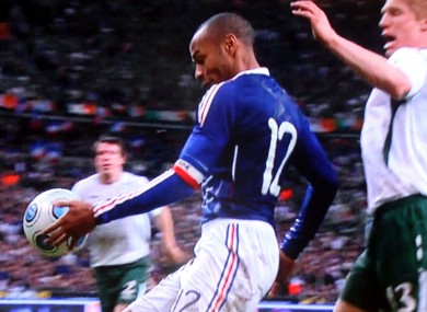 Henry's handball broke Irish hearts in 2009.
