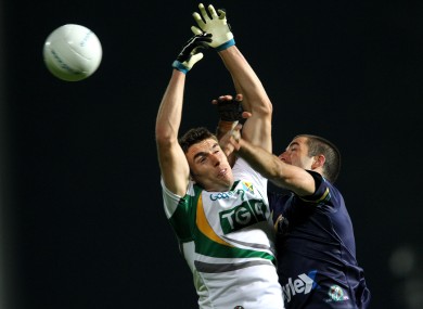 Begley clashes with Australia's Kade Simpson during last year's series.