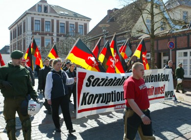A Neo-Nazi rally in 2005. Germany has been shocked by the elaborate plans of a new Neo-Nazi cell which was previously thought to be small and isolated.