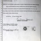 A copy of the complaint for annulment for Britney Spears and Jason Allen Alexander filed at the family court in Las Vegas, in 2004. This duo got married on a whim - and the marriage lasted as long. (AP Photo/Joe Cavaretta)