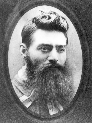 A photo of Ned Kelly, taken on November 10, 1880 - the day before his execution.