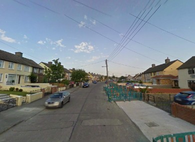 General view of the Blackditch Road, where the incident occurred