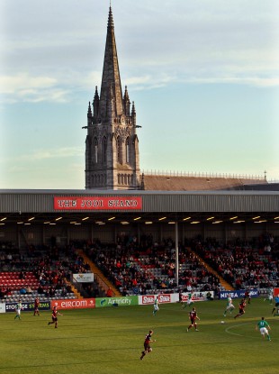 Bohs' famous ground, Dalymount Park, in Phibsboro.
