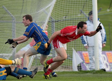 Barry Cahill scored yesterday, as Brigid's progressed.