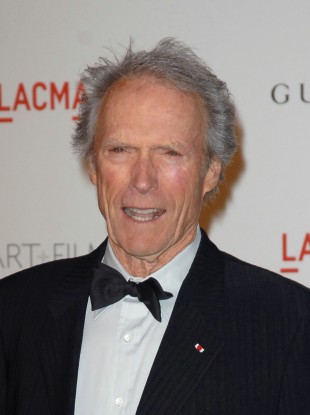 Clint Eastwood at a Hollywood party last month