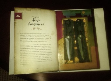 An undated TSA image of the daggers alongisde a chapter heading marked