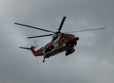 File photo of the Coast Guard helicopter