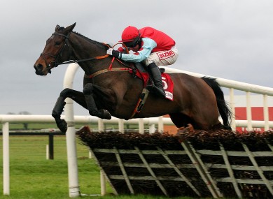 Voler la Vedette, winner of the woodiesdiy.com Christmas Hurdle at Leopardstown today.