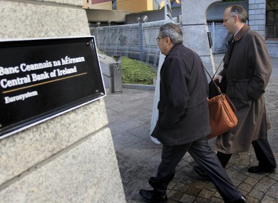 IMF official Ajai Chopra arrives at the Central Bank in November 2010