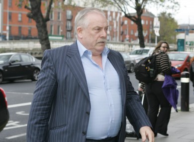 Thomas McFeely, who was declared bankrupt in London last Friday, was not present in court for today's hearing.