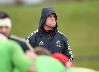 Paul O'Connell looks in the general direction of Milton Keynes