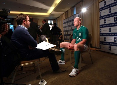 Paul O'Connell faces the press this week.