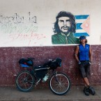 With Che, Cuba.