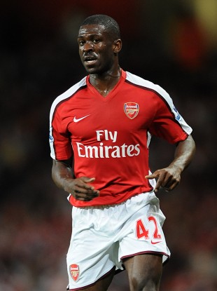 Gilbert during his time with the Gunners.
