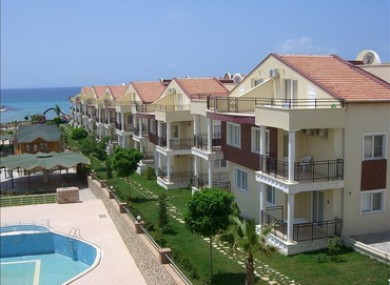 The Golden Beach villas in Turkey which O'Kane did not