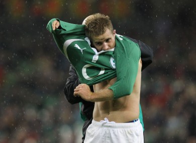 Luke Fitzgerald was immovable from the side last year, would he be considered now if fit?
