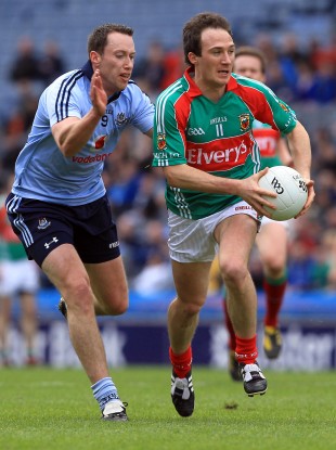 Dublin skipper Barry Cahill and Mayo's Alan Dillon.