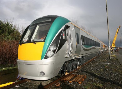File photo of an Iarnrod Eireann train