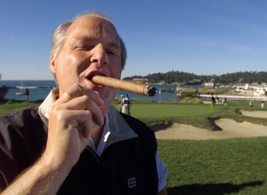 Limbaugh pictured in 2001