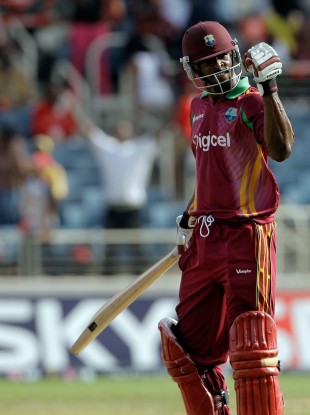 Runako Morton, in action during an ODI against Sri Lanka in June 2009.