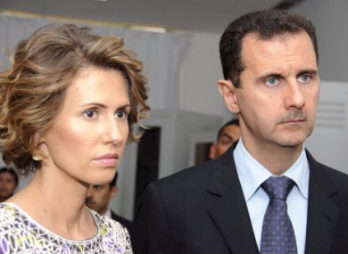 Asma and Bashar Assad.
