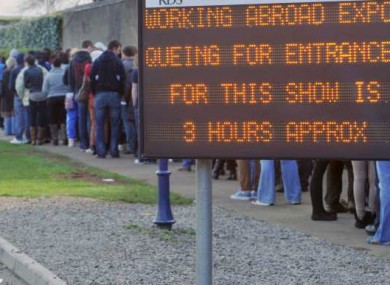 The Working Abroad Expo earlier this month.