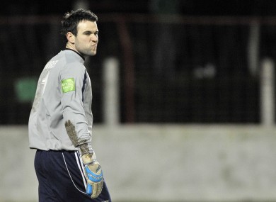Bray keeper Darren Quigley: Quigley is free to play against UCD tonight after his three-match ban was rescinded.