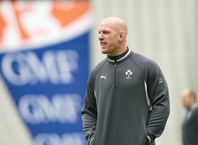 O'Connell is captaining the side in the absence of Brian O'Driscoll.