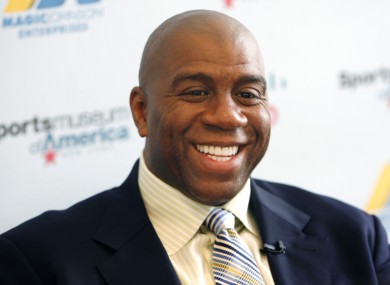 Magic Johnson: led consortium.