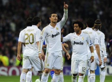 Cristiano Ronaldo: out in front.